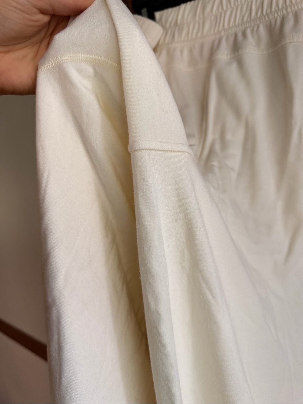 LULULEMON BE CALM MID RISE WIDE LEG PANT IN COCONUT IVORY - Picture 8 of 9
